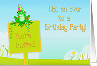 Kids Frog Birthday...