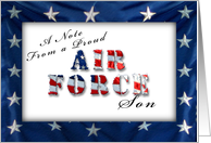 Proud Air Force Son...