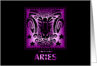 Birthday - Aries