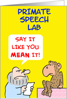 Primate Speech Lab