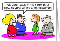 Boy or girl or tax...