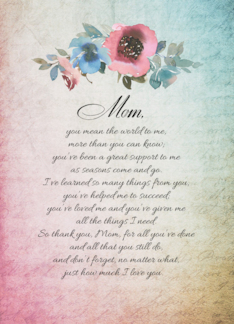 Happy Mother's Day...