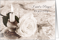 Prayer with Rose and...