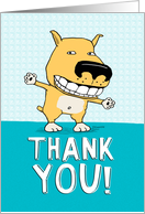 Funny Dog Thank You Card