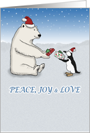 Christmas card: Warm...