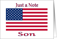 Just A Note For Son...