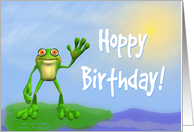 Hoppy Birthday-Frog...
