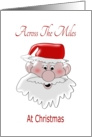 Santa Across The Miles Christmas Card