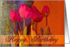 Happy Birthday Flowers card