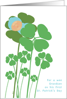 St. Patrick’s Day Grandson Baby’s First card