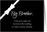 Big Brother Wedding...