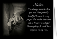 Mother, Thank You...