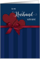 Anniversary to my Husband with Love card
