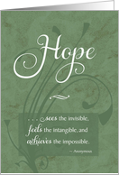 Hope - Cancer...