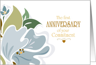 First Anniversary Of...