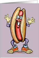 Happy Hot Dog Card