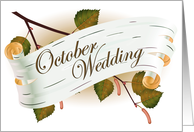 october wedding