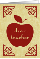 dear teacher......