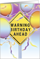 Warning Birthday...