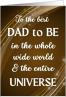 For Dad to Be Father...