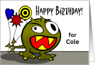 For Cole Birthday...