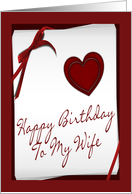 Happy Birthday, Wife...
