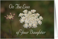 Loss of Daughter,...