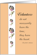 Volunteer...