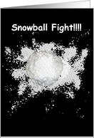 Snowball Fight...