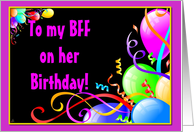 To my BFF on her...