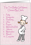 Chef Baby Girl Names