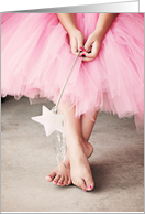 Ballerina Toes card
