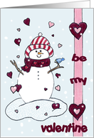 Valentine Snowman