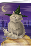 Halloween card with...