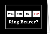 Be Our Ring Bearer