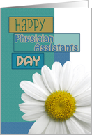 Physician Assistants Day Blue Scrapbook Look with Daisy for Female PA card