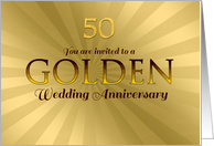 Golden 50th Wedding...