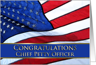 Congratulations Chief Petty Officer card