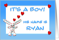 It's a boy, Ryan