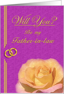 Please be my Father-in-Law (Bride’s Father) card