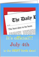 July 4th, BEST day...