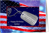 BIRTHDAY SOLDIER -...