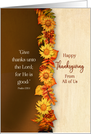 Thanksgiving From...