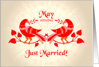 may wedding, birds...