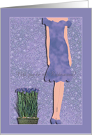 Lavender Dress with...