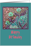 Mosaic Birthday Card...