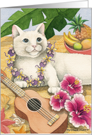 Cat W/Ukulele &...