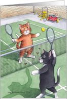 Cats Playing Tennis...