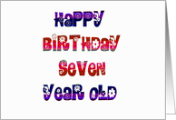 happy birthday seven...