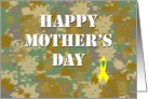 Happy Mother’s Day: Military Yellow Ribbon card